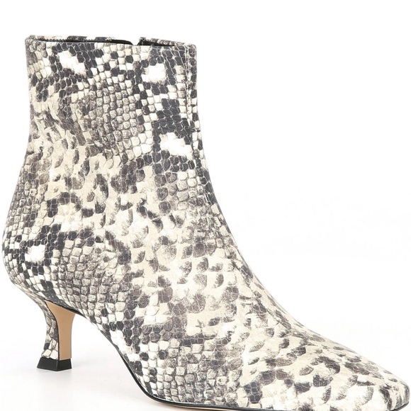 Gianni Bini Black and White Ankle Booties - Picture 1 of 15